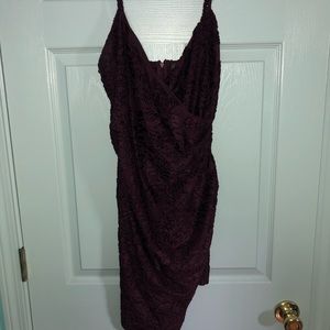 Velvet bodycon dress